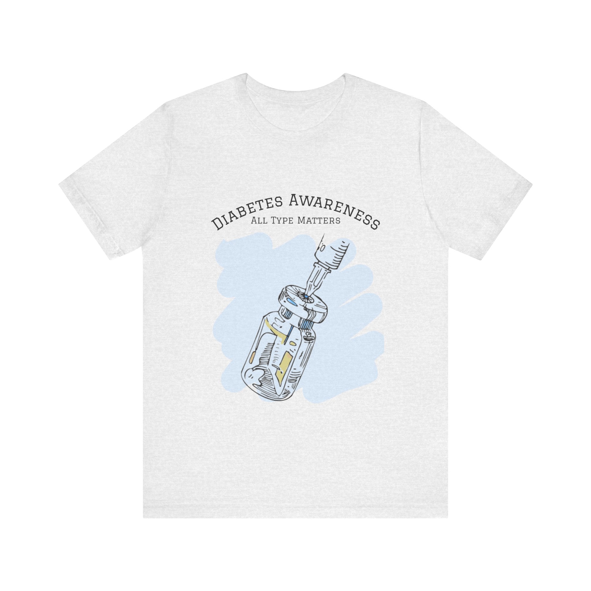 The Diabuddies Store Diabetes: All Type Matters - Unisex Tee Diabetes: All Type Matters - Unisex Tee: A powerful statement! This tee declares "All Type Matters," promoting unity and awareness for every person living with diabetes. T-Shirts $24.25