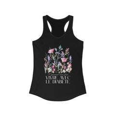 The Diabuddies Store Blossoming Strong, Living with Diabetes (French) Tank Blossoming Strong, Living with Diabetes (French) Tank: Wear your strength proudly! Our "S'épanouir avec force, vivre avec le diabète" tank is a beautiful reminder of your inner pow