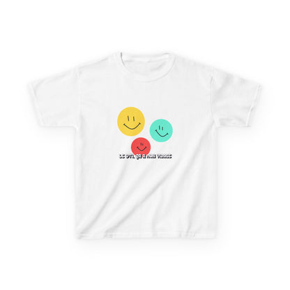 The Diabuddies Store T1D Looks like me w/ Smiley Faces (French) - Kids Tee T1D Looks like me w/ Smiley Faces (French) - Kids Tee: This cheerful T-shirt is a fun and powerful way for kids to celebrate their strength and spread awareness about Type 1 diabet