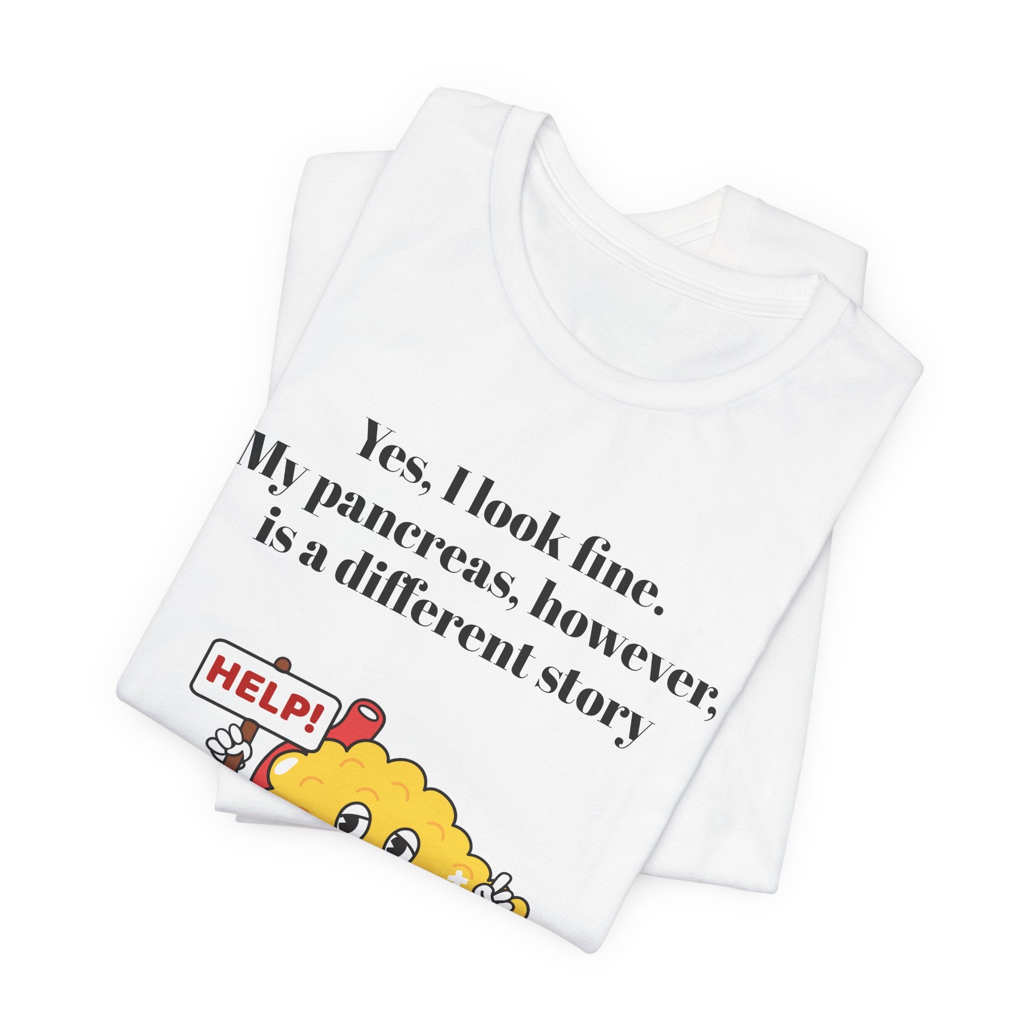 I'm Fine, Not my Pancreas - Unisex Tee The Diabuddies Store T-Shirts $24.25