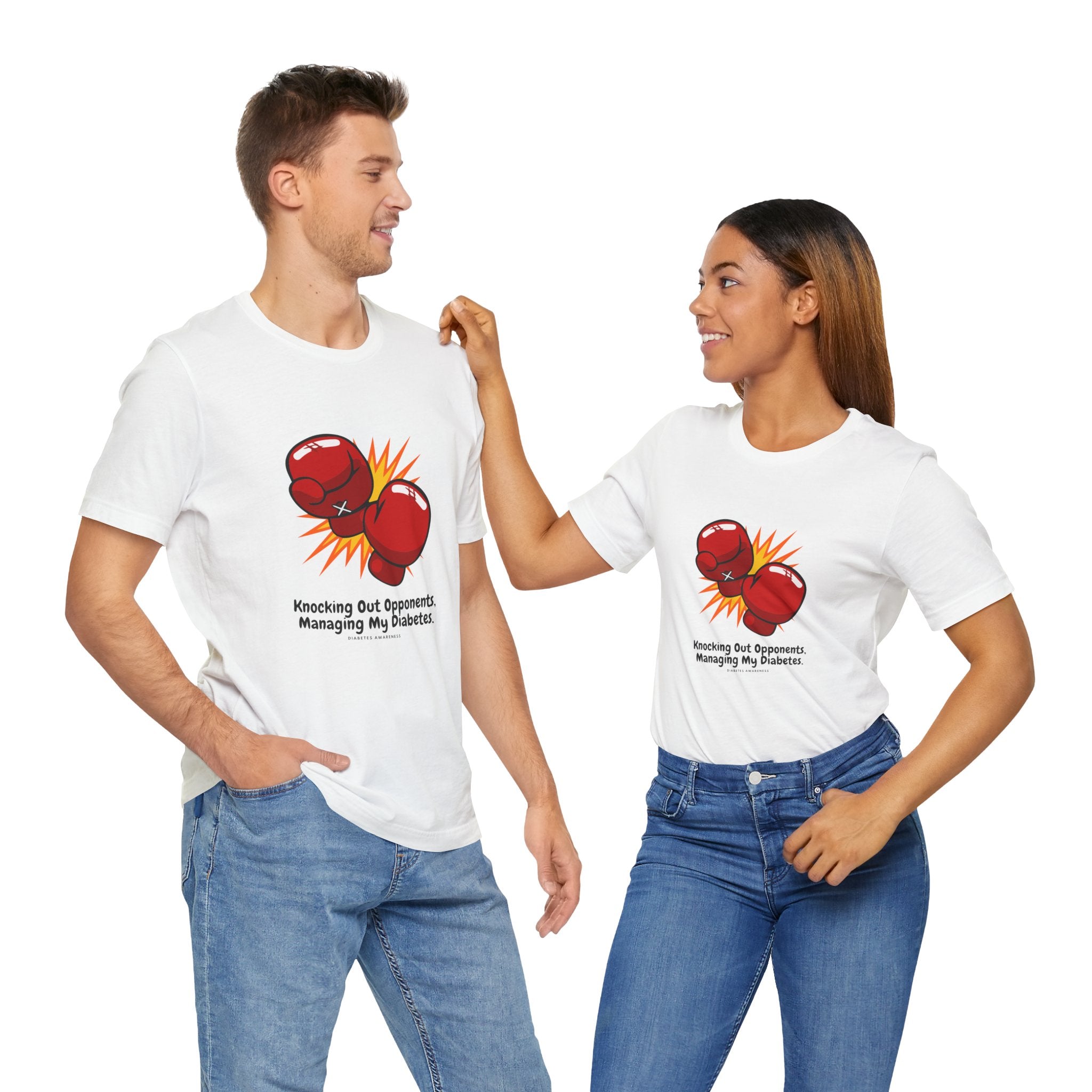 Diabetes & Boxing - Unisex Tee The Diabuddies Store T-Shirts $22.50
