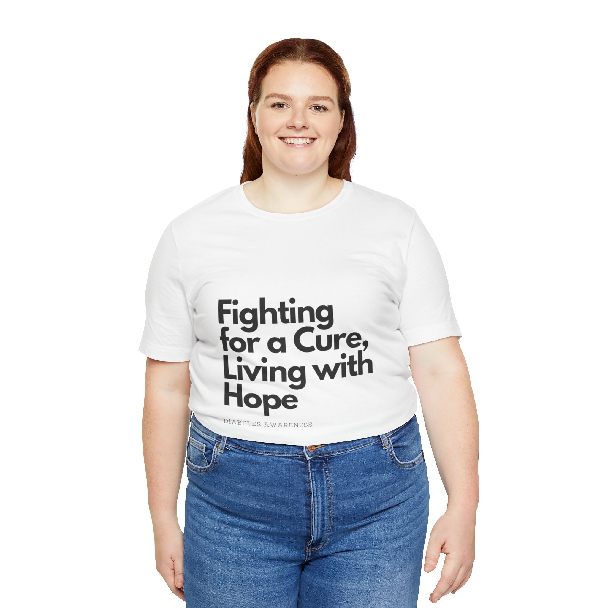 Fight 4 Cure Inspirational - Unisex Tee The Diabuddies Store T-Shirts $24.25