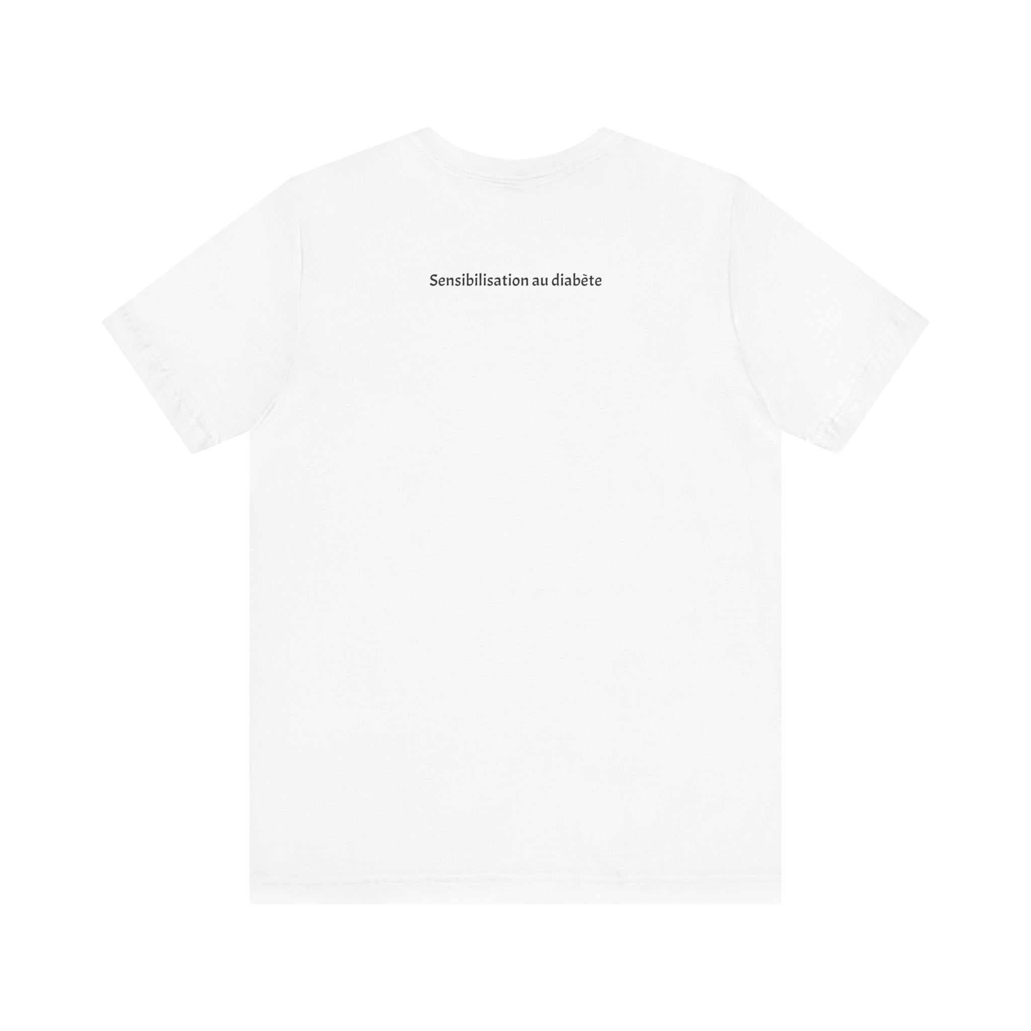Blood Sugar's Arch Nemesis: The Burger (French) - Unisex Tee The Diabuddies Store T-Shirts $25.00