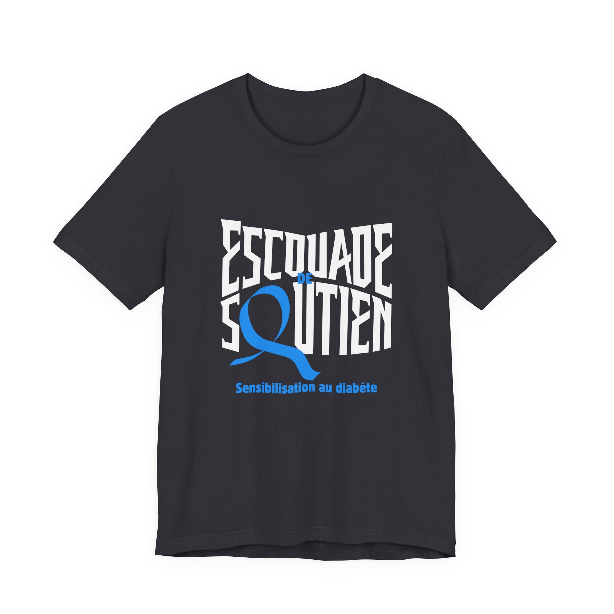 The Diabuddies Store T1D Support Squad (French)- Unisex Tee T1D Support Squad (French)- Unisex Tee: Join the T1D Support Squad! A soft, comfy tee for anyone showing love and solidarity for the T1D warrior in their life. T-Shirt Awareness clothing,Casual W