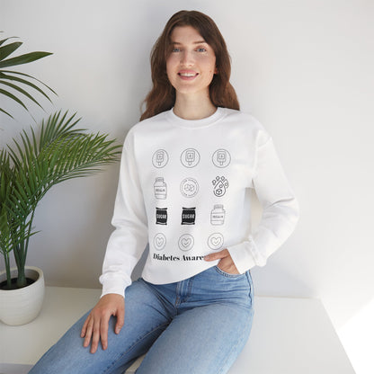 Diabetes Cycle Options - Unisex Sweatshirt The Diabuddies Store Sweatshirts $35.70