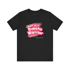 The Diabuddies Store Aunt of a Diabetic Warrior - Unisex Tee Aunt of a Diabetic Warrior - Unisex Tee: Their Fight is Your Fight, Too. Aunts hold a special place in the hearts of their nieces and nephews, offering a unique blend of love, support, and encou