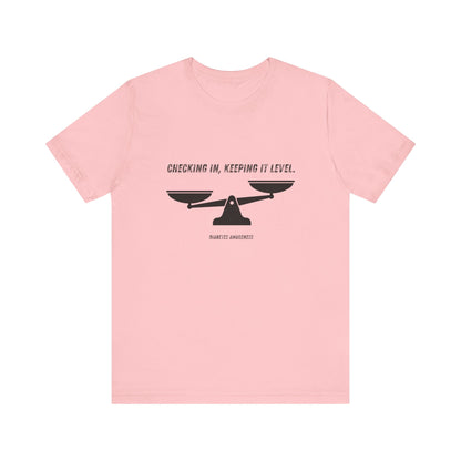 Checking In, Keeping it Level - Unisex Tee The Diabuddies Store T-Shirts $22.50