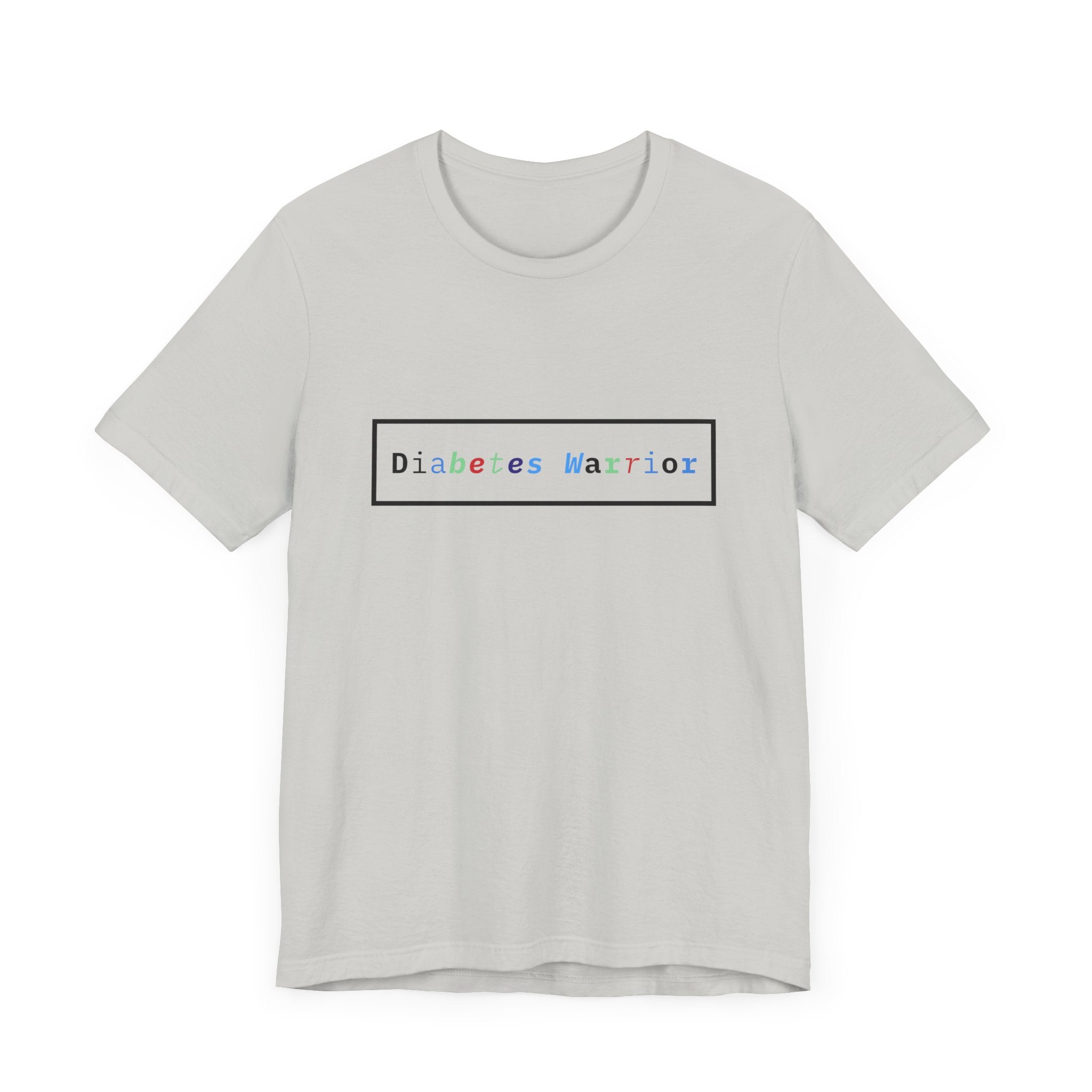 The Diabuddies Store Colorful Diabetes Warrior - Unisex Tee Colorful Diabetes Warrior - Unisex Tee: Offers a comfortable and stylish option for those who appreciate unique designs and supporting Diabetes Awareness. T-Shirts $24.25