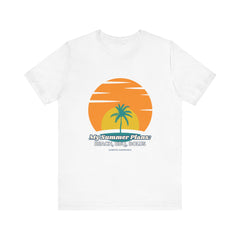The Diabuddies Store My Summer Plans: Beach, BBQ, Bolus - Unisex Tee My Summer Plans: Beach, BBQ, Bolus - Unisex Tee: Sunshine, good times, and keeping those blood sugars in check! Our T-shirt is the perfect wear for anyone balancing summer fun with diabe