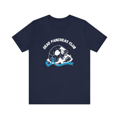 Skull & Blue Ribbon, Dead Pancreas Club - Unisex Tee The Diabuddies Store T-Shirts $22.50