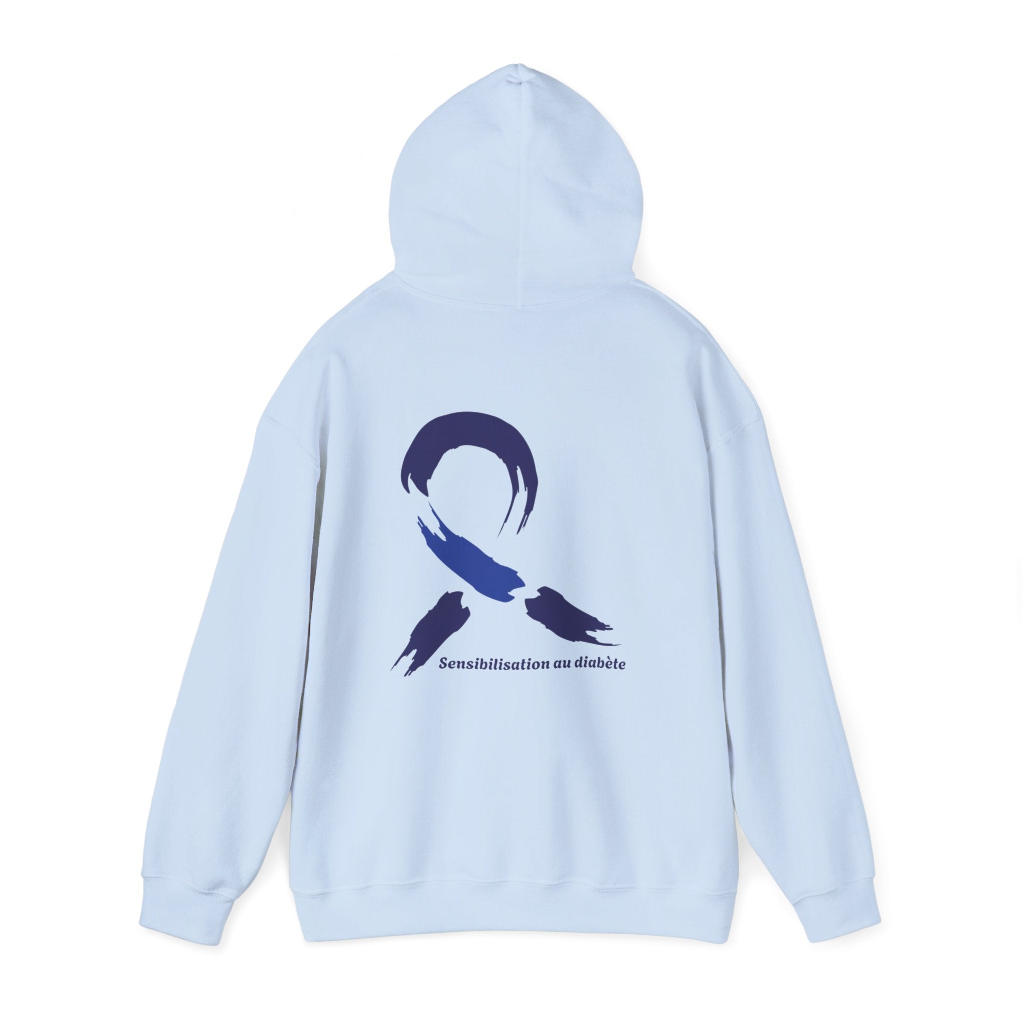 The Diabuddies Store Diabetes Awareness Blue Ribbon (French) Unisex Hoodie Diabetes Awareness Blue Ribbon (French) Unisex Hoodie: Wear your support, share your story. Unisex hoodie to raise vital diabetes awareness & show solidarity Hoodies $32.41