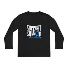 The Diabuddies Store Diabetes Support Squad - Long-sleeved Youth Tee Diabetes Support Squad - Long-sleeved Youth Tee: Unite against diabetes with the Diabetes Support Squad Kids' Tee! This super-soft long sleeved Tee is perfect for little heroes showing t