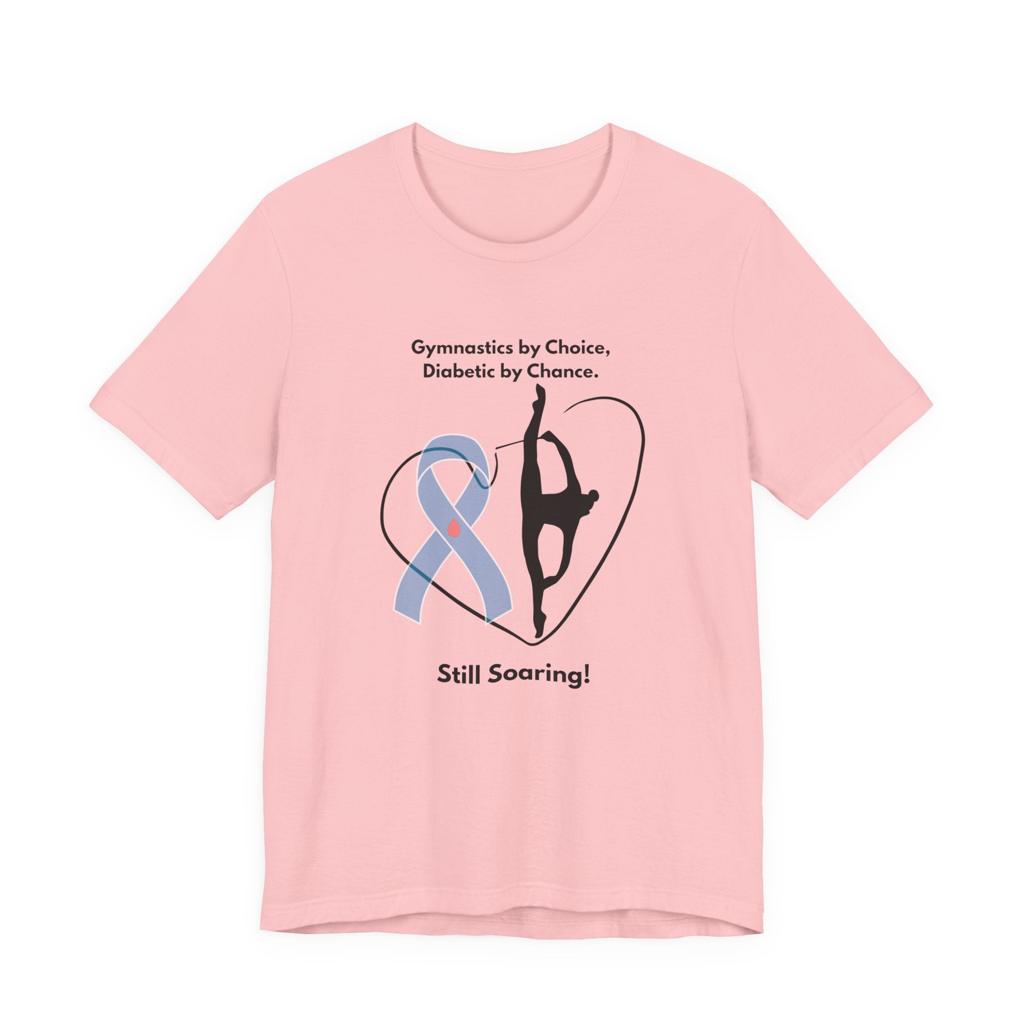 The Diabuddies Store Diabetes & Gymnastics - Unisex Tee Diabetes & Gymnastics - Unisex Tee: Defy expectations and tumble forward! This comfortable racerback tank is designed for the resilient gymnast who manages diabetes with grace and strength. Show the