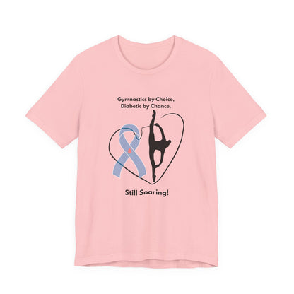 The Diabuddies Store Diabetes & Gymnastics - Unisex Tee Diabetes & Gymnastics - Unisex Tee: Defy expectations and tumble forward! This comfortable racerback tank is designed for the resilient gymnast who manages diabetes with grace and strength. Show the