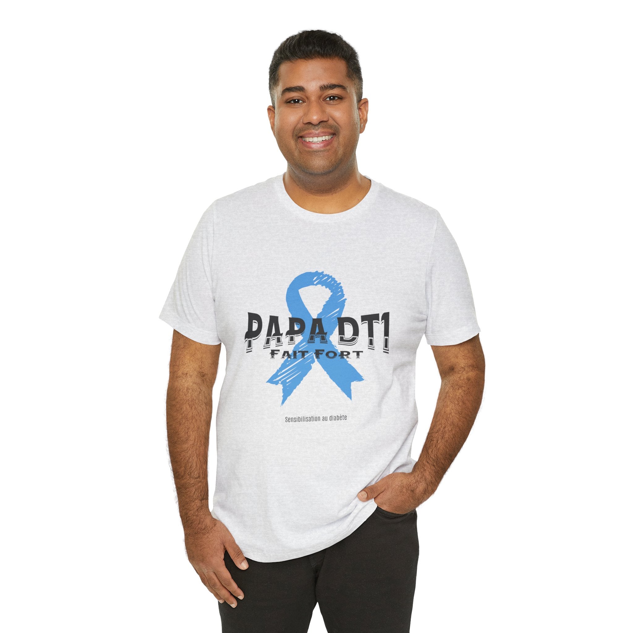 DT1 Dad, Made Strong (French) - Unisex Tee The Diabuddies Store T-Shirts $22.50