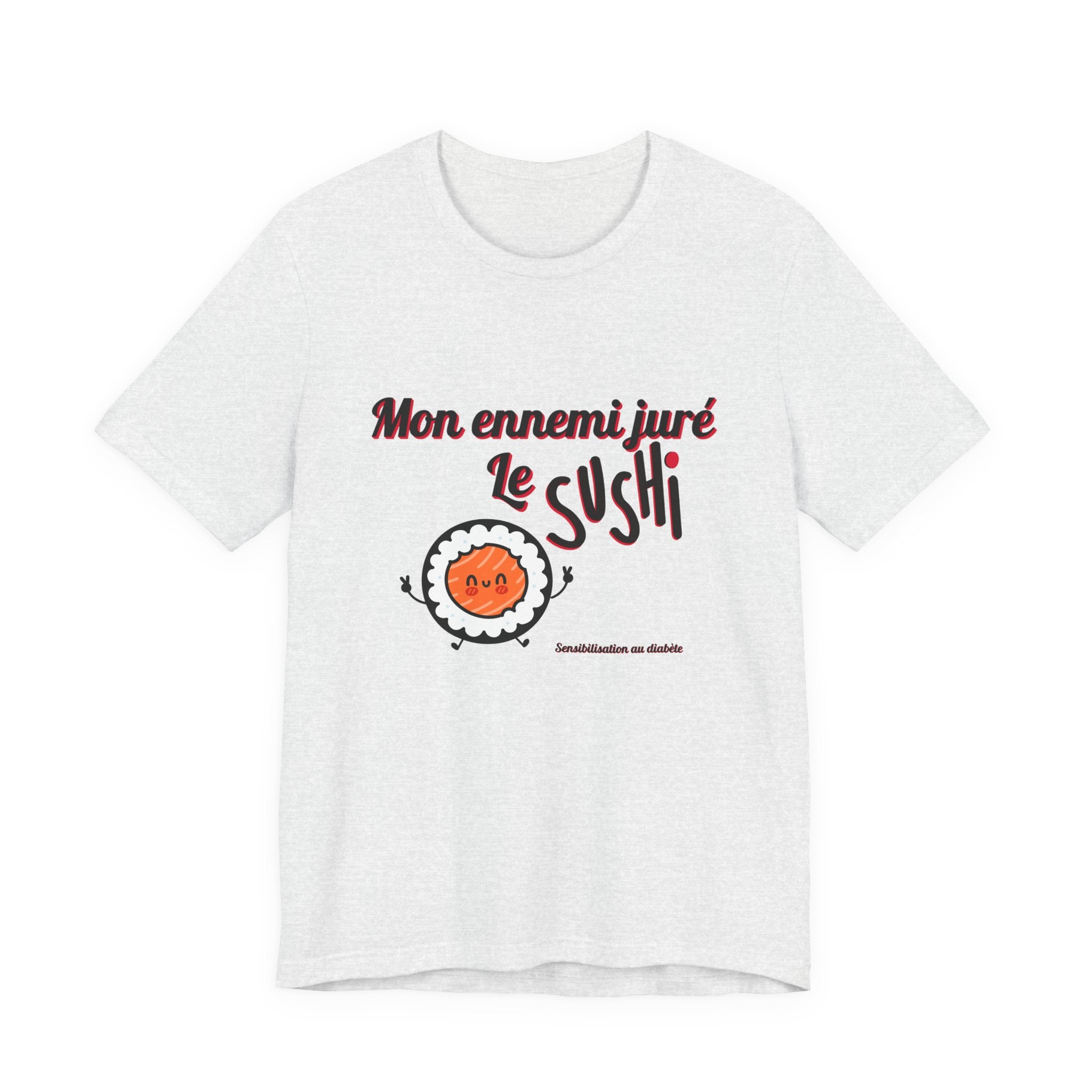 My Arch Nemesis The Sushi (French) Unisex Tee The Diabuddies Store T-Shirts $22.50
