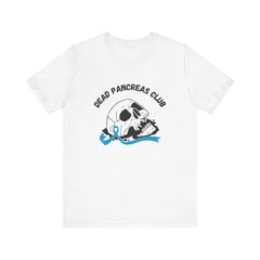 Skull & Blue Ribbon, Dead Pancreas Club - Unisex Tee The Diabuddies Store T-Shirts $22.50