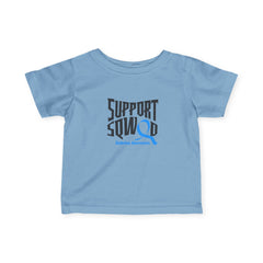 The Diabuddies Store Support Squad - Infant Tee Support Squad - Infant Tee: Show your love for the entire family with the "Support Squad" Infant Tee! Whether they're supporting a sibling, a parent, or a friend, this tee is a heartwarming way to show that
