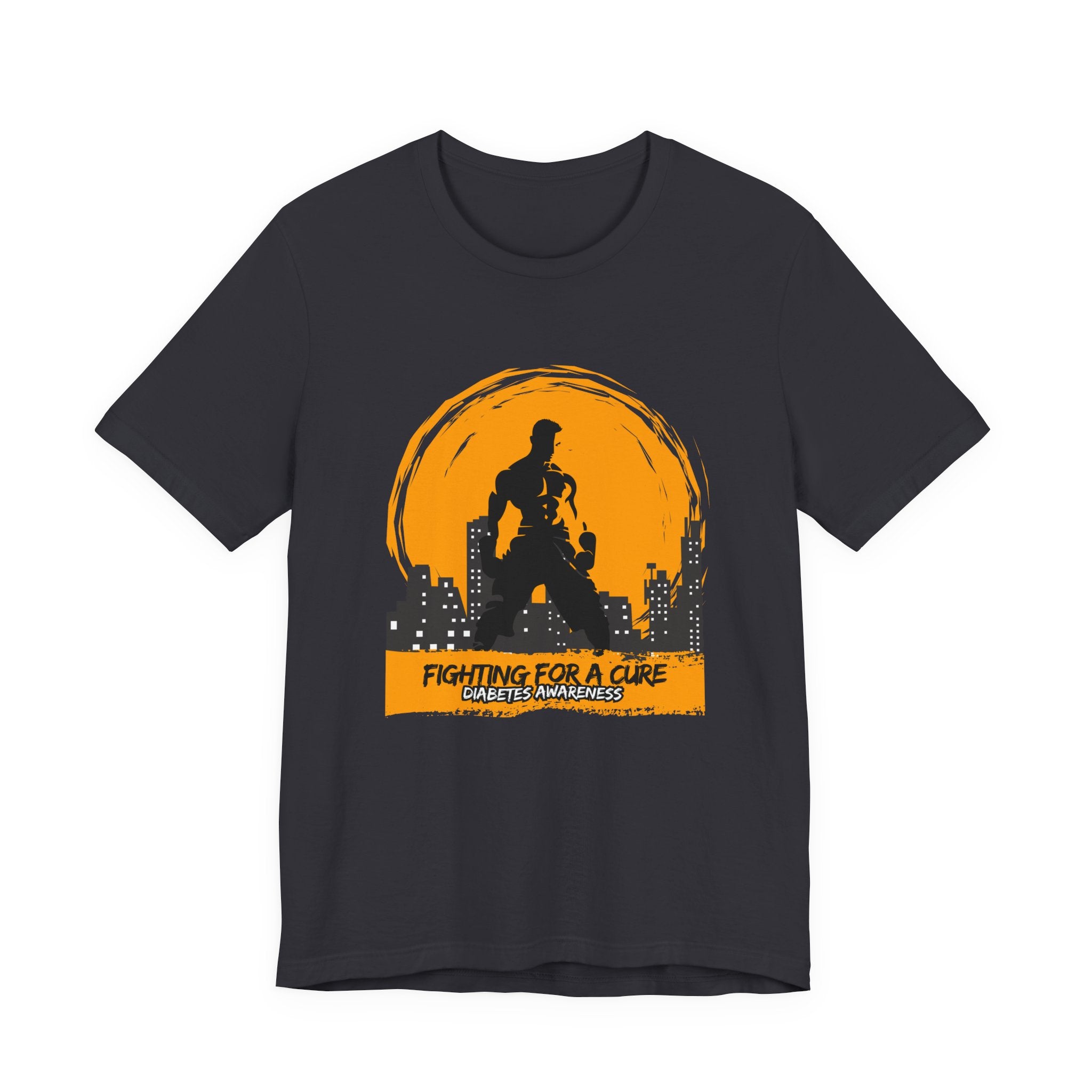 The Diabuddies Store Fighting for a Cure - Unisex Tee Fighting for a Cure - Unisex Tee: Make a statement that matters with this Unisex Tee. This comfortable and versatile shirt is a powerful way to raise awareness and spark conversations. Wear it proudly