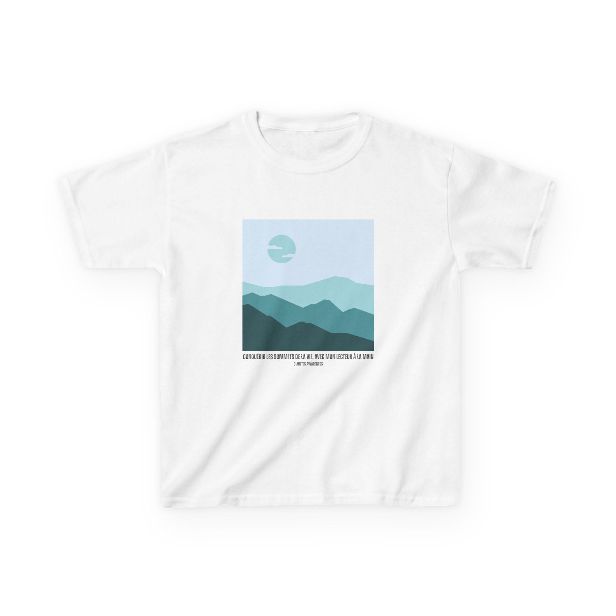 The Diabuddies Store Summiting Life's Mountains, Meter in Hand (French) kids Tee Summiting Life's Mountains, Meter in Hand (French) kids Tee: Hey little climbers! ⛰️ Our "Summiting Life's Mountains, Meter in Hand" French Kids Tee is for super strong kids