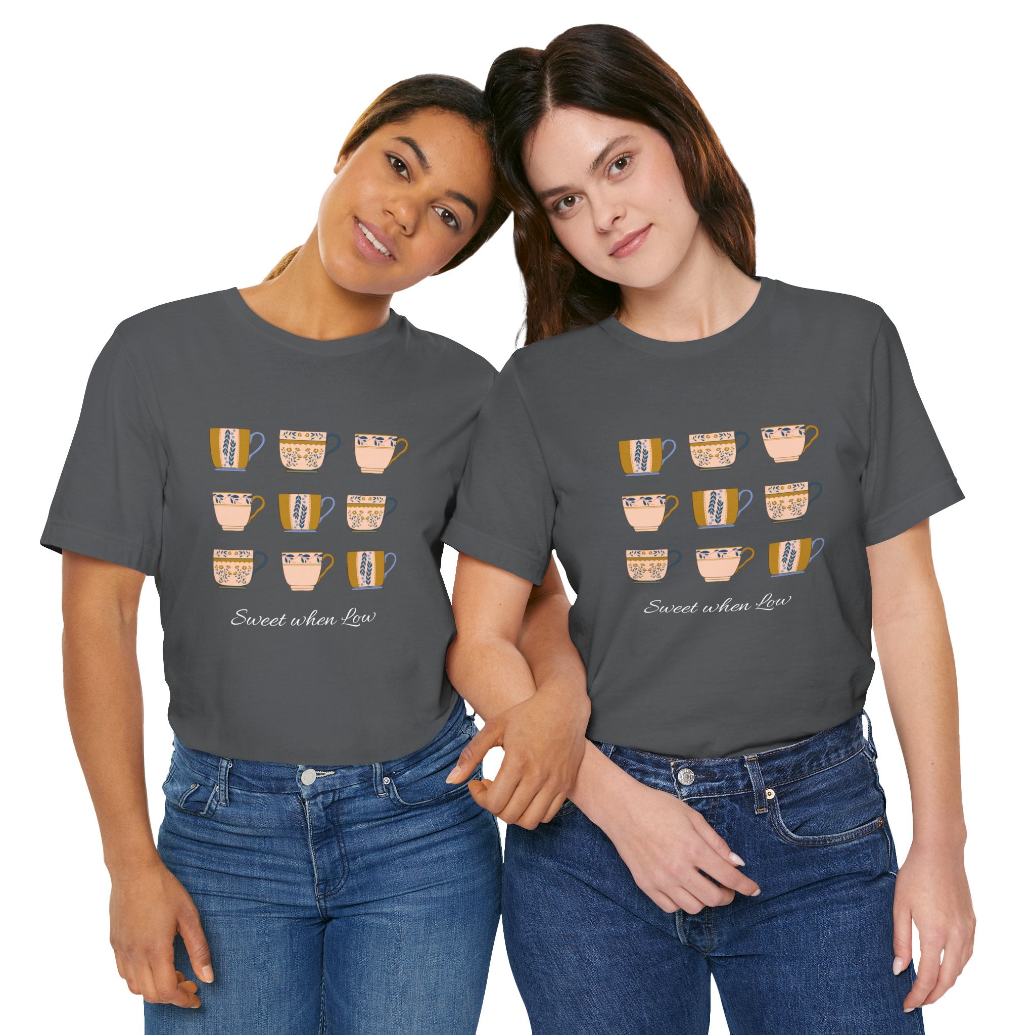 The Diabuddies Store Diabetes Awareness, Sweet when Low - Unisex Tee Diabetes Awareness, Sweet when Low - Unisex Tee: Why not add sugar when low? This "Sweet When Low" tee gets it. For those who know the unique craving for something sweet during a blood s