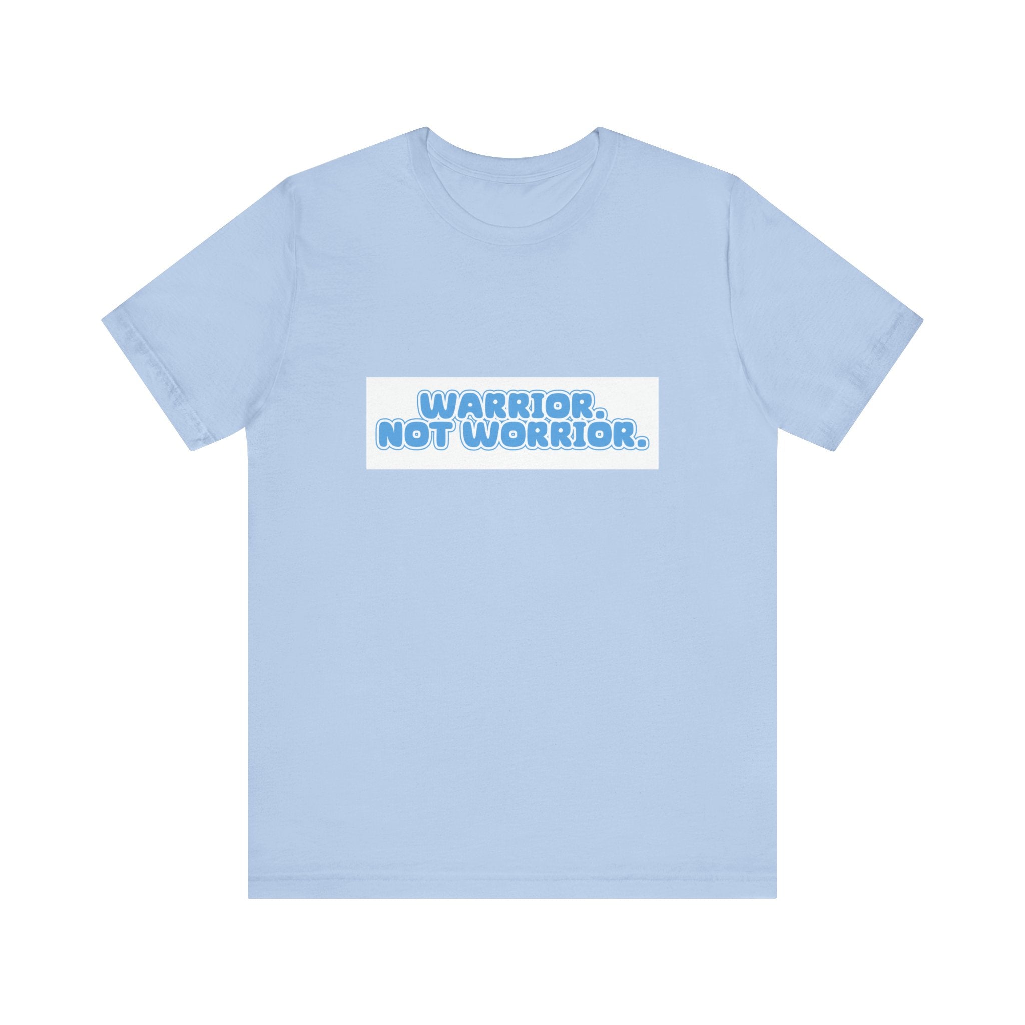 The Diabuddies Store Warrior. Not Worrior. - Unisex Tee Warrior. Not Worrior. - Unisex Tee: For those who face challenges head-on & spell "warrior" right. A clear statement of strength, resilience & sharp detail. T-Shirts $30.27