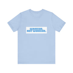 The Diabuddies Store Warrior. Not Worrior. - Unisex Tee Warrior. Not Worrior. - Unisex Tee: For those who face challenges head-on & spell "warrior" right. A clear statement of strength, resilience & sharp detail. T-Shirts $30.27
