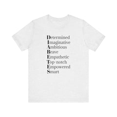 Diabetes: Qualities/Inspiring - Unisex Tee The Diabuddies Store T-Shirts $22.50