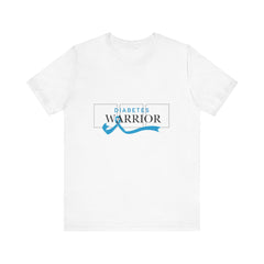 Diabetes Warrior, Blue Ribbon - Unisex Tee The Diabuddies Store T-Shirts $22.50