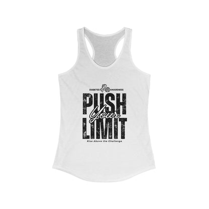 Push your Limit! - Racerback Tank The Diabuddies Store Tank Tops $19.96