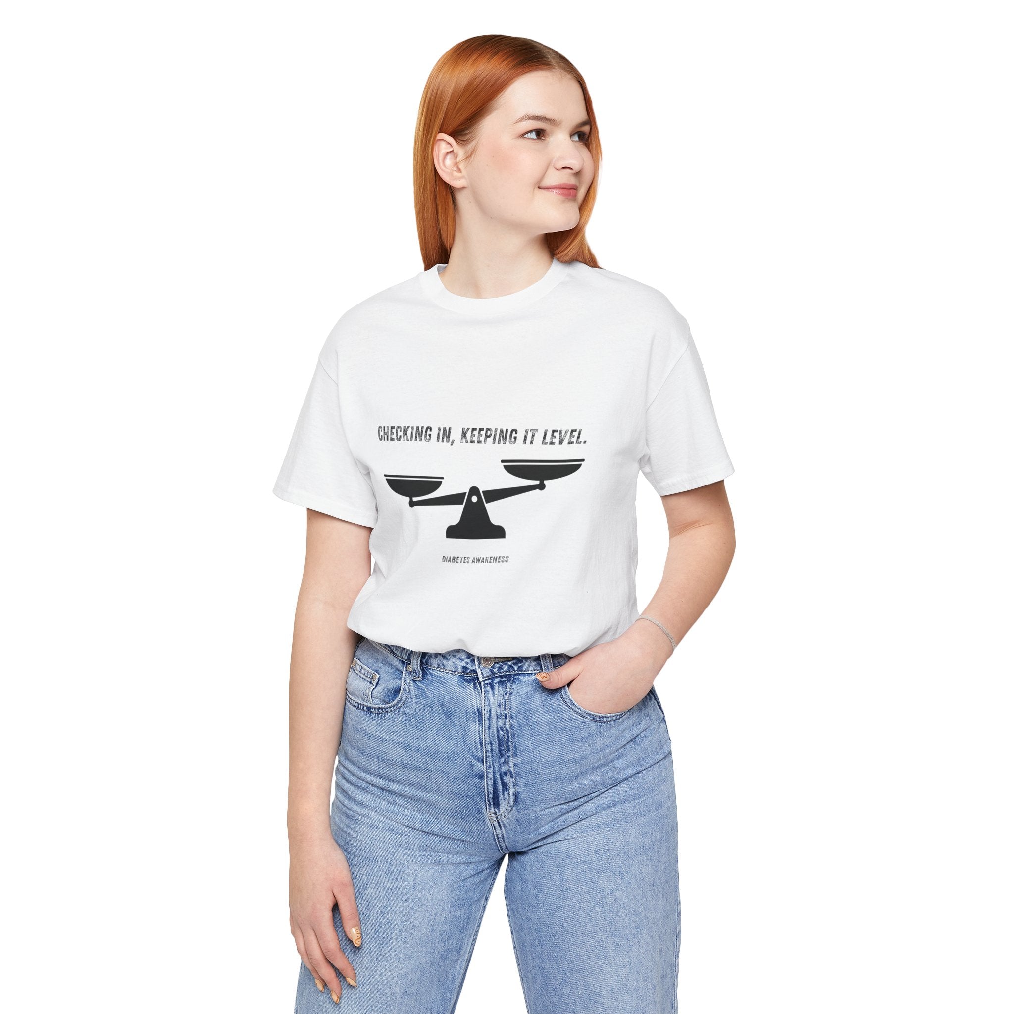 Checking In, Keeping it Level - Unisex Tee The Diabuddies Store T-Shirts $22.50