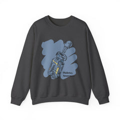 The Diabuddies Store Diabetes Awareness, Insulin Vial - Unisex Sweatshirt Diabetes Awareness, Insulin Vial - Unisex Sweatshirt: A symbol of life, a statement of awareness. Our Sweatshirt is designed to spark conversations and spread vital understanding. S