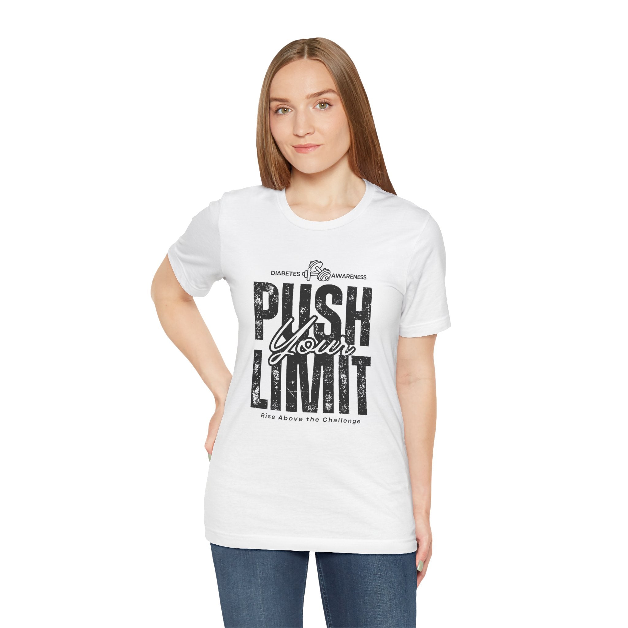 Diabetes Awareness Push Your Limit! - Unisex Tee The Diabuddies Store T-Shirts $22.50