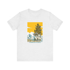 The Diabuddies Store Life is an Adventure, Nature (French) - Unisex Tee Life is an Adventure, Nature (French) - Unisex Tee: Embrace the call of the wild with our "La vie est une aventure" Unisex Tee. This shirt is for anyone who finds their soul in the gr