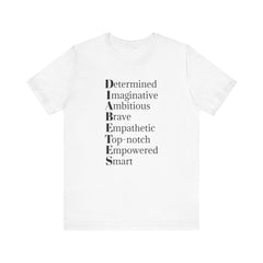Diabetes: Qualities/Inspiring - Unisex Tee The Diabuddies Store T-Shirts $22.50