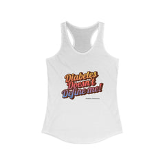 Diabetes doesn`t Define me! Racerback Tank The Diabuddies Store Tank Tops $19.96