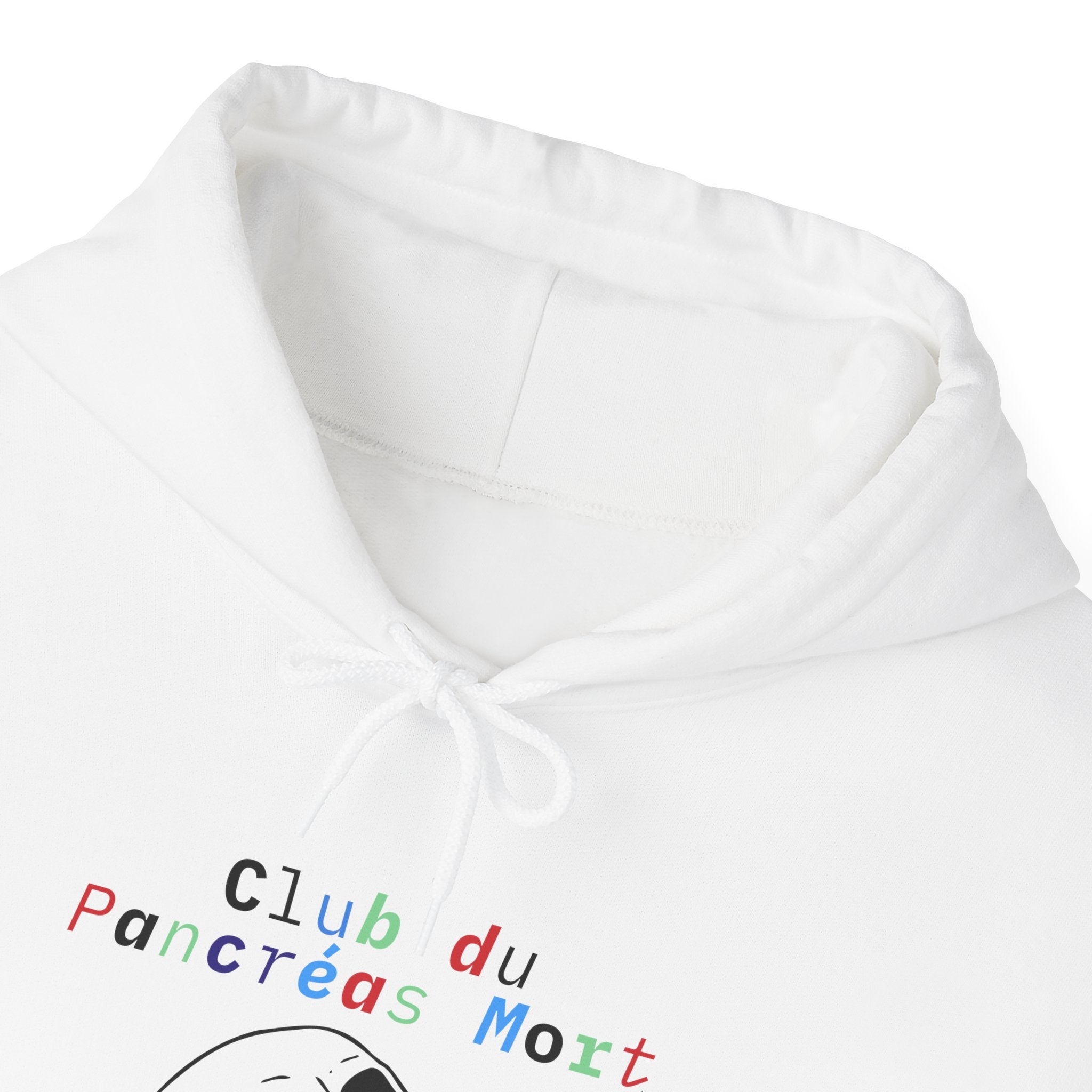 Skull & Flowers, Dead Pancreas Club (French) - Unisex Hoodie The Diabuddies Store Hoodies $32.41