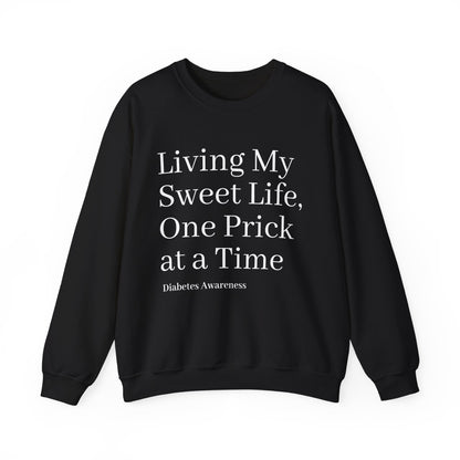 One Prick at a Time - Unisex Sweatshirt The Diabuddies Store Sweatshirts $32.95