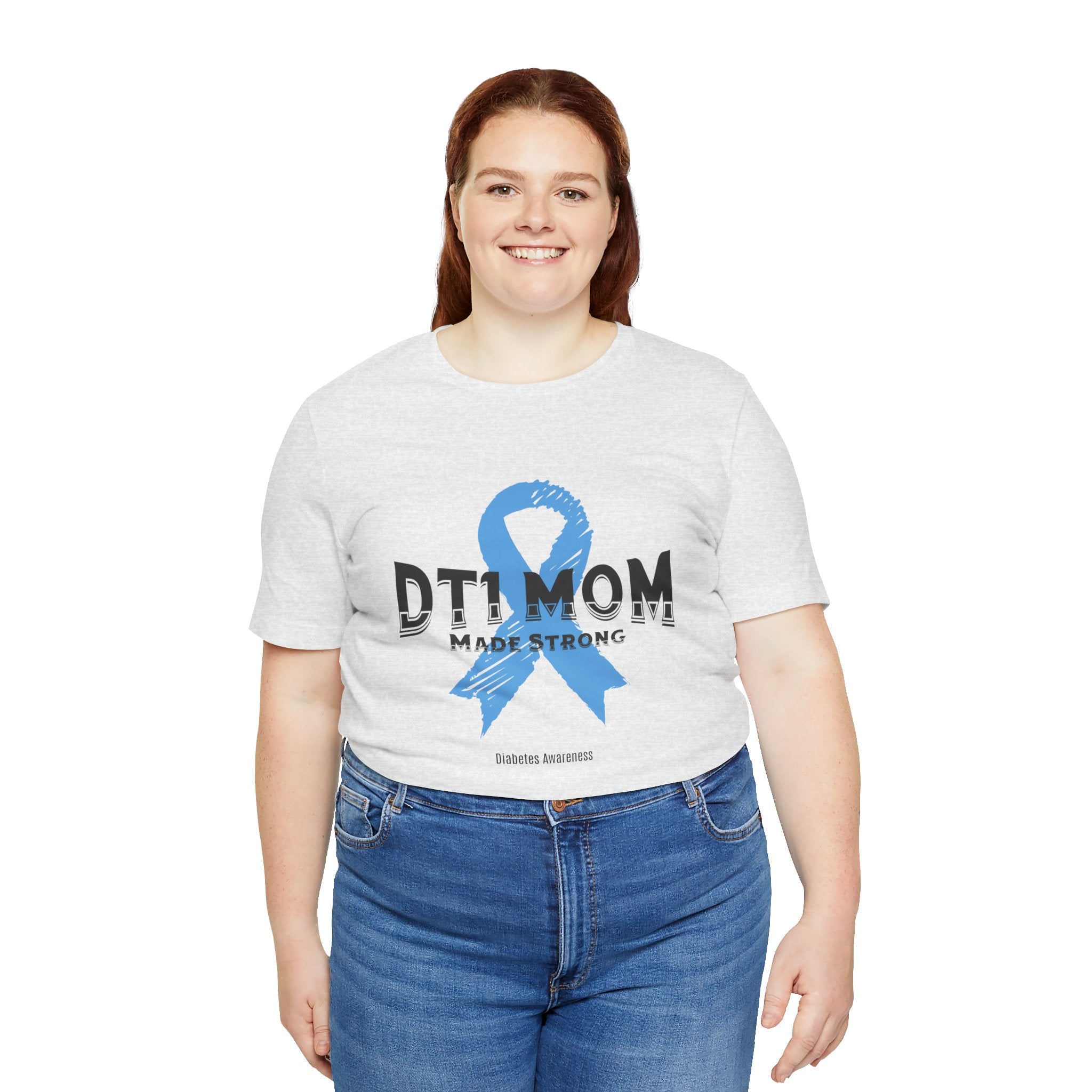 DT1 Mom, Made Strong - Unisex Tee The Diabuddies Store T-Shirts $22.50