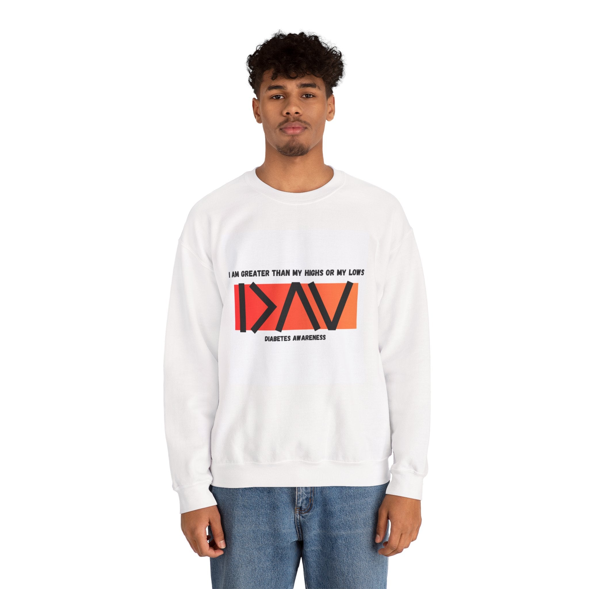The Diabuddies Store Greater than (Orange) - Unisex Sweatshirt Greater than (Orange) - Unisex Sweatshirt: Rise above and wrap yourself in strength with "The Diabuddies Store's" "Greater Than (Organge)" Unisex Sweatshirt! Sweatshirts $29.49 Sweatshirt