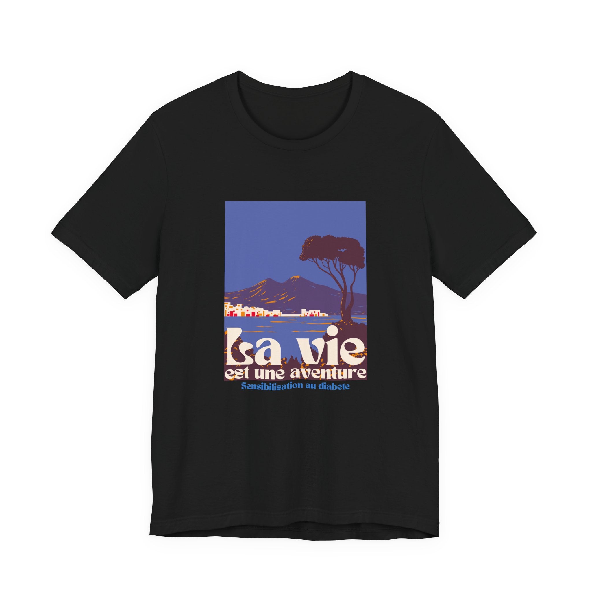 Life is an Adventure, Ocean View (French) - Unisex Tee The Diabuddies Store T-Shirts $22.50