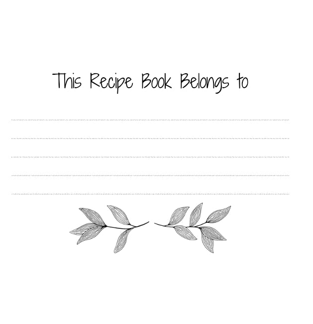 Printable Recipes Book The Diabuddies Store E-Books $0.00