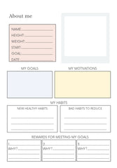 My Fitness Planner (printable) The Diabuddies Store Planners $2.99