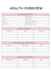 Printable Nutrition & Wellness Planner The Diabuddies Store Planners $2.99